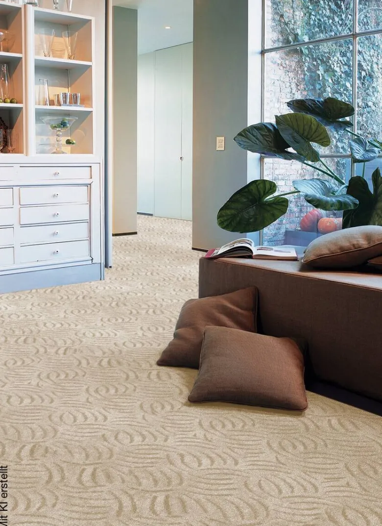 Teppichboden Emmy hellbeige B/L: ca. 200x500 cm pro Stück