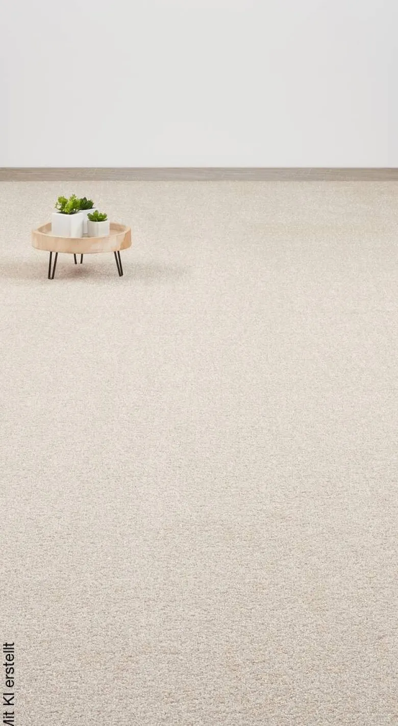 Teppichboden Garda beige B: ca. 500 cm pro m²