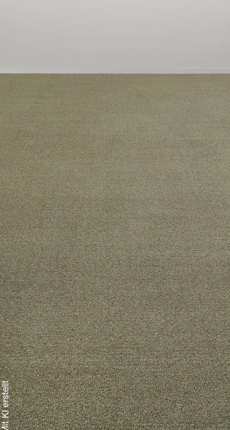 Teppichboden Java grün B: ca. 500 cm pro m²