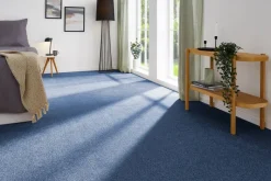 Teppichboden Sara dunkelblau B/L: ca. 200x400 cm pro Stück