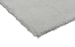 Teppich Buggy silber B/L: ca. 120x160 cm