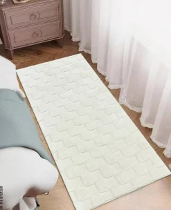 Teppich 3D Square beige B/L: ca. 80x150 cm