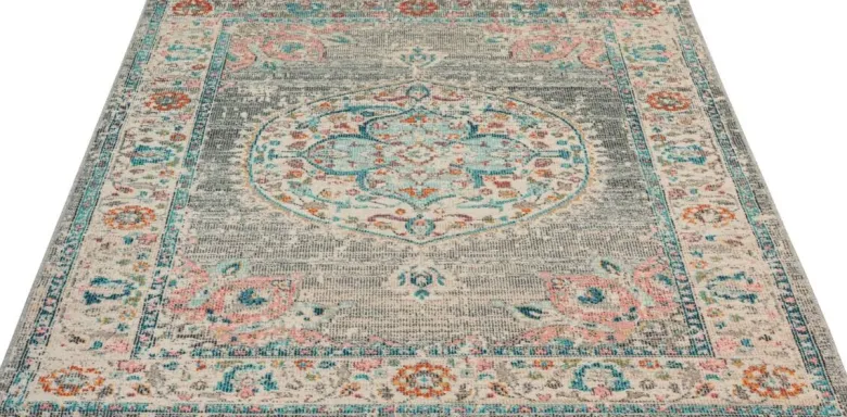 Teppich Salsa grau B/L: ca. 80x150 cm