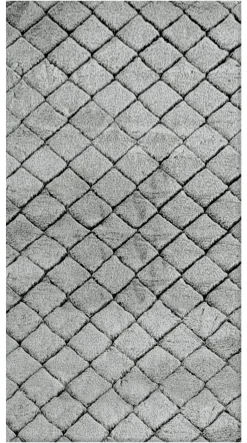 Teppich Vichy grau B/L: ca. 160x230 cm