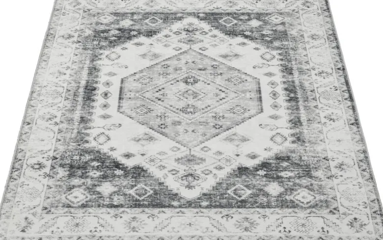 Teppich Vintage grau B/L: ca. 160x220 cm