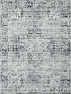 Teppich Vintage grau B/L: ca. 160x220 cm