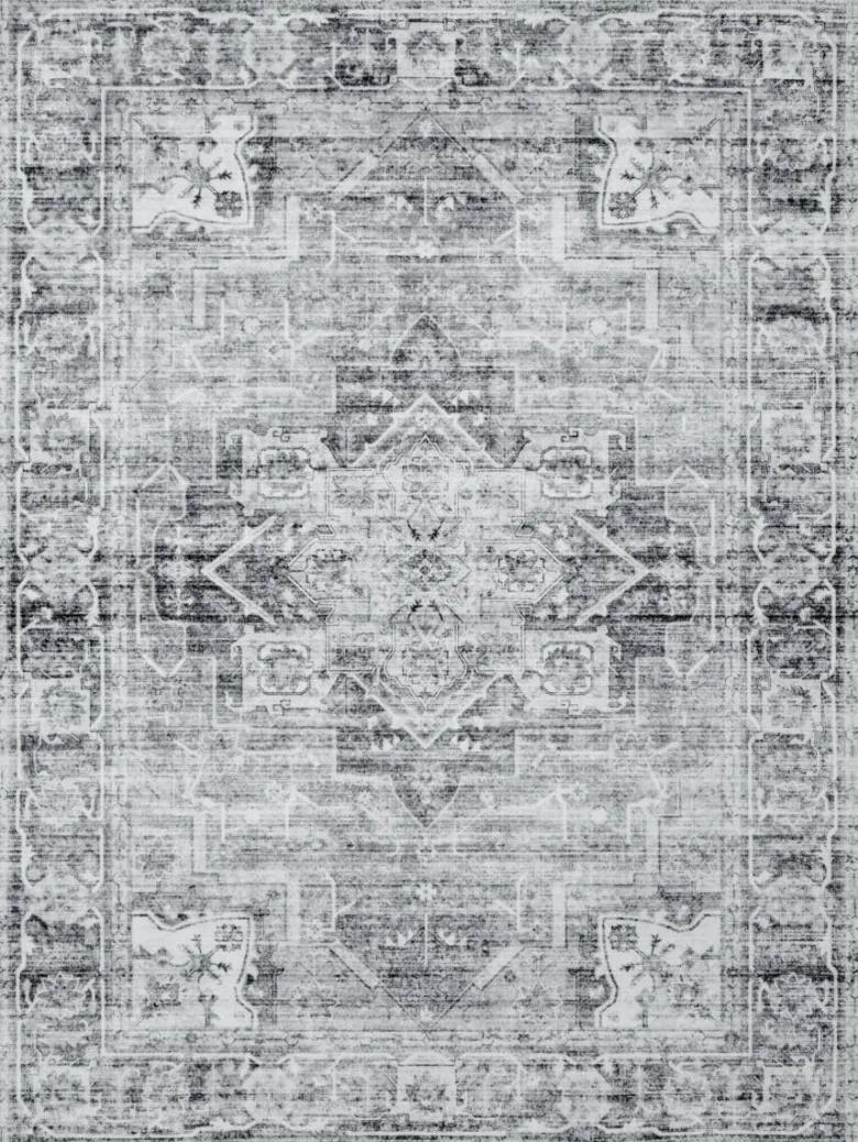 Teppich Vintage grau B/L: ca. 160x220 cm