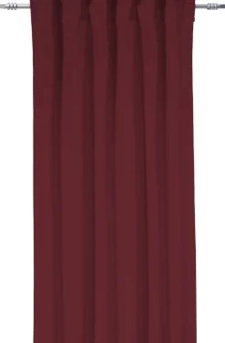 Thermovorhang Kiruna weinrot B/L: ca. 140x175 cm