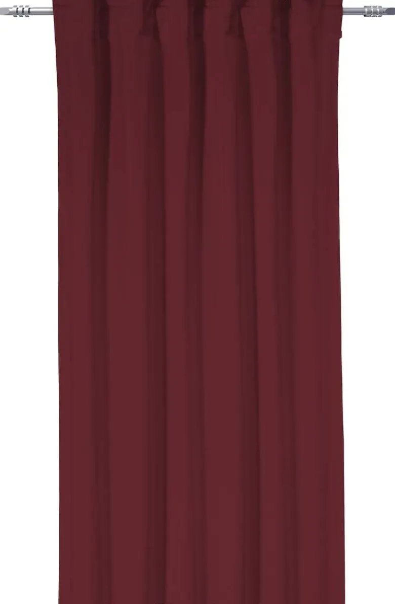 Thermovorhang Kiruna weinrot B/L: ca. 140x175 cm