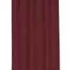 Thermovorhang Kiruna weinrot B/L: ca. 140x245 cm
