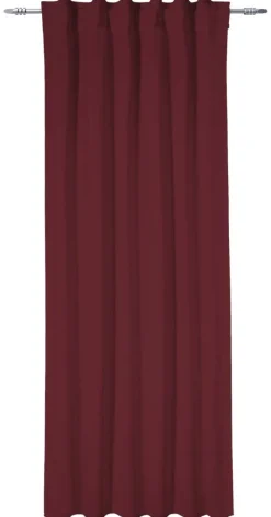 Thermovorhang Kiruna weinrot B/L: ca. 140x245 cm