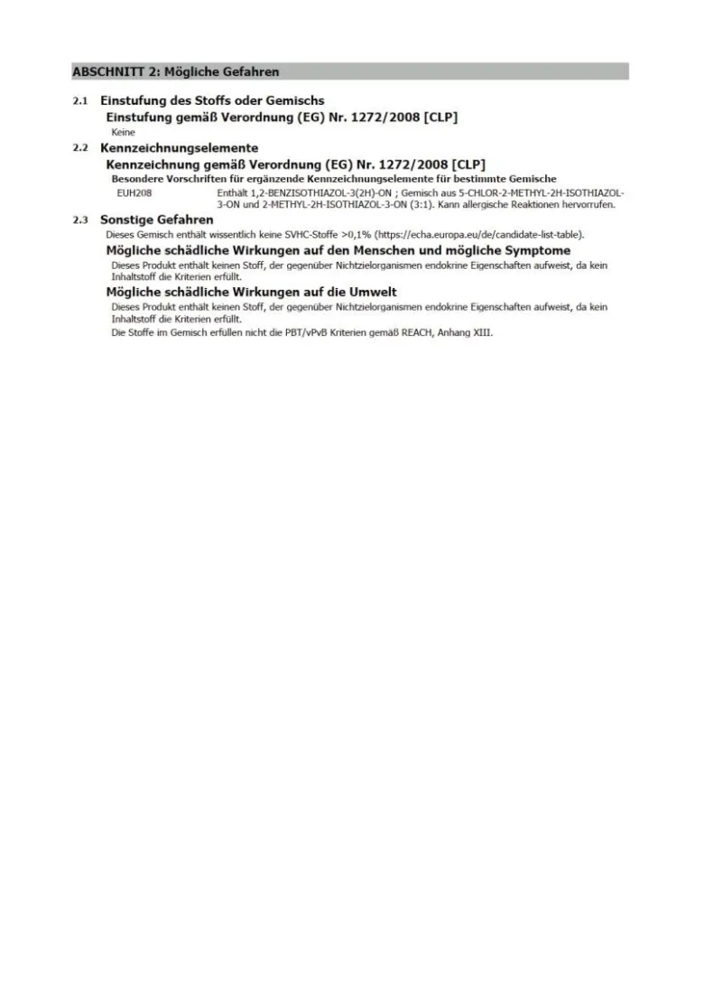 Tiefenfüller ca. 0,75 l