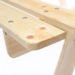 Timbela Kindersitzgarnitur M010 natur Holz B/H/L: ca. 90x50x90 cm