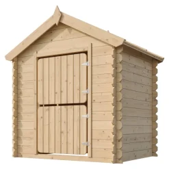 Timbela Kinderspielhaus M516 natur B/H/L: ca. 146x143x112 cm