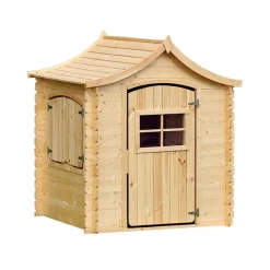 Timbela Kinderspielhaus M550 natur B/H/L: ca. 146x152x112 cm