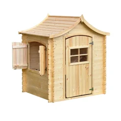 Timbela Kinderspielhaus M550 natur B/H/L: ca. 146x152x112 cm