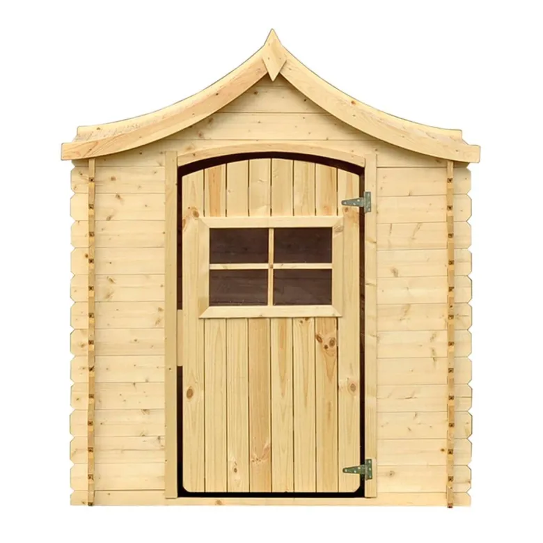 Timbela Kinderspielhaus M550 natur B/H/L: ca. 146x152x112 cm