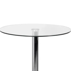 Tisch glasklar Glas B/H/T: ca. 60x105x60 cm