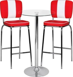 Tisch glasklar Glas B/H/T: ca. 60x105x60 cm