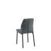 Tischgruppe Alicante schwarz anthrazit Webstoff B/H/T: ca. 120x75x70 cm