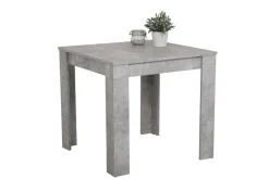 Tischgruppe duo grau Beton Optik B/H/T: ca. 80x75x80 cm