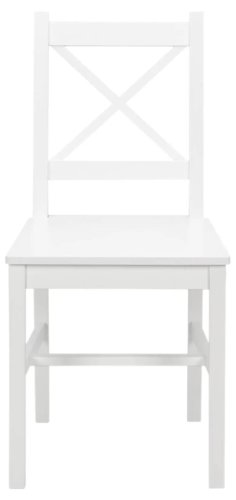 Tischgruppe Hanna weiß Holz B/H/T: ca. 118x73x75 cm