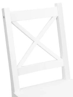 Tischgruppe Hanna weiß Holz B/H/T: ca. 118x73x75 cm