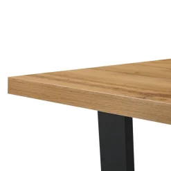 Tischgruppe Miami Eiche Nachbildung grau B/H/T: ca. 160x76x90 cm