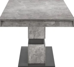 Tisch MATTHEW Beton Optik anthrazit B/H/T: ca. 160x75x90 cm