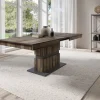 Tisch MATTHEW Eiche Old Wood Nachbildung anthrazit B/H/T: ca. 140x75x90 cm