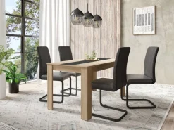 Tisch NORI Eiche Nachbildung B/H/T: ca. 140x75x80 cm