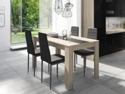 Tisch NORI Eiche Nachbildung B/H/T: ca. 140x75x80 cm