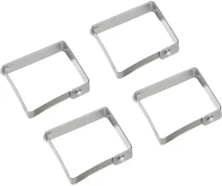 Tischtuschklammer silber Edelstahl
