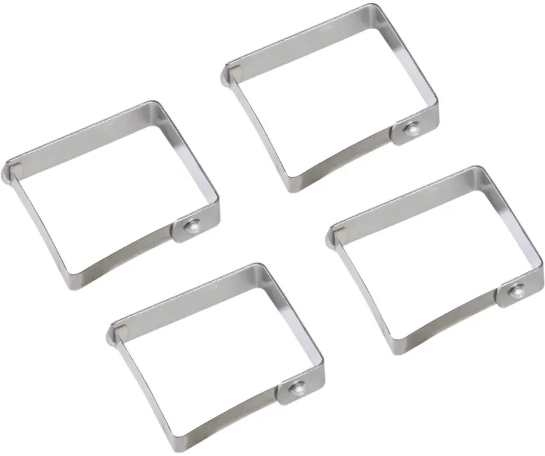 Tischtuschklammer silber Edelstahl