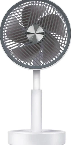 Tischventilator 871125243631 grau Kunststoff B/H/L: ca. 13x22x13,5 cm