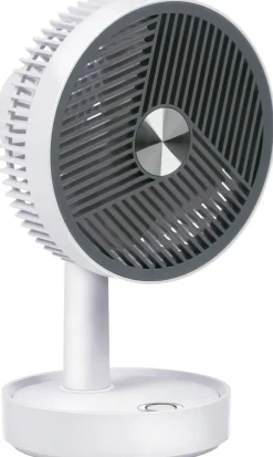 Tischventilator 871125243631 grau Kunststoff B/H/L: ca. 13x22x13,5 cm