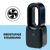 Tischventilator 871125233464 schwarz Kunststoff B/H/L: ca. 9x30x12,4 cm