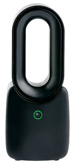 Tischventilator 871125233464 schwarz Kunststoff B/H/L: ca. 9x30x12,4 cm