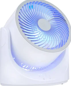 Tischventilator 871125243611 weiß Kunststoff B/H/L: ca. 12x19,5x24 cm