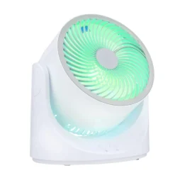 Tischventilator 871125243611 weiß Kunststoff B/H/L: ca. 12x19,5x24 cm