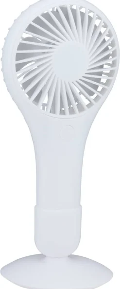 Tischventilator 871125250357 weiß Kunststoff B/H/L: ca. 9,5x3,5x19,5 cm