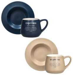 TOGNANA Espressotassenset beige Keramik 4 tlg.