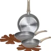 TOGNANA Pfannenset Eco Tortora silber Aluminium 3 tlg.