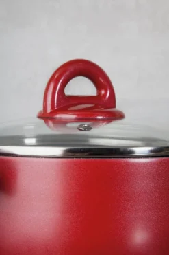 TOGNANA Topfset rot Aluminium 8 tlg.