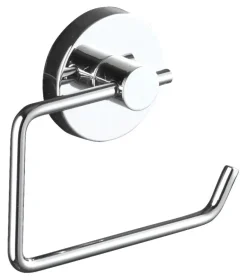 Toilettenpapierhalter Chrom Stahl B/H/L: ca. 13,5x10,5x3,7 cm