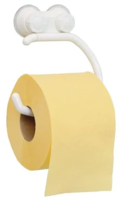 Toilettenpapierhalter weiß Kunststoff B/H/L: ca. 14x14x3 cm