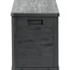 Toomax Aufbewahrungsbox Woodys 280 anthrazit Kunststoff B/H/T: ca. 118x56x45 cm