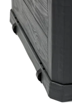 Toomax Aufbewahrungsbox Woodys 280 anthrazit Kunststoff B/H/T: ca. 118x56x45 cm
