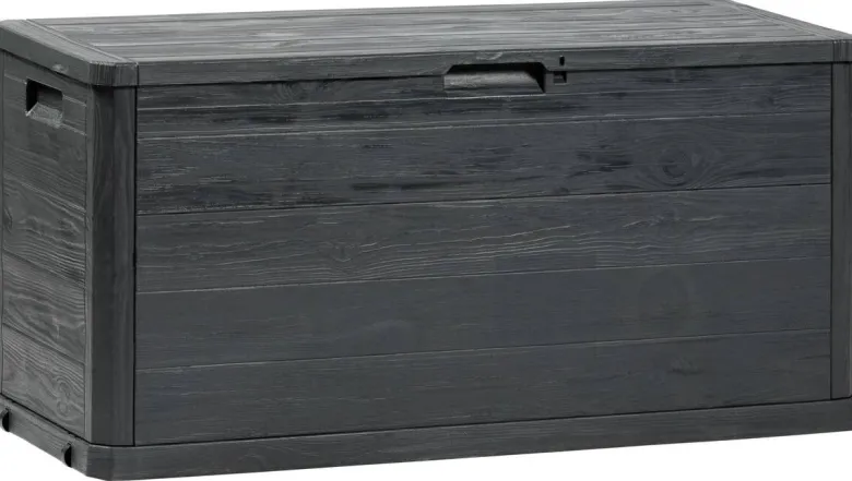 Toomax Aufbewahrungsbox Woodys 280 anthrazit Kunststoff B/H/T: ca. 118x56x45 cm