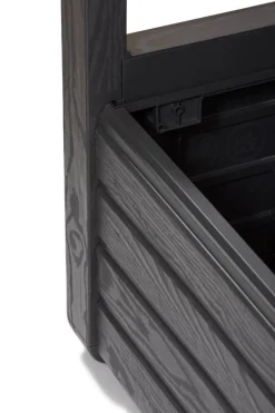 Toomax Gartenbank Foreverspring schwarz Kunststoff B/H/L: ca. 58x89x133 cm